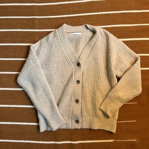 Oak + Fort Cream Sweater